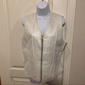 Leather vest